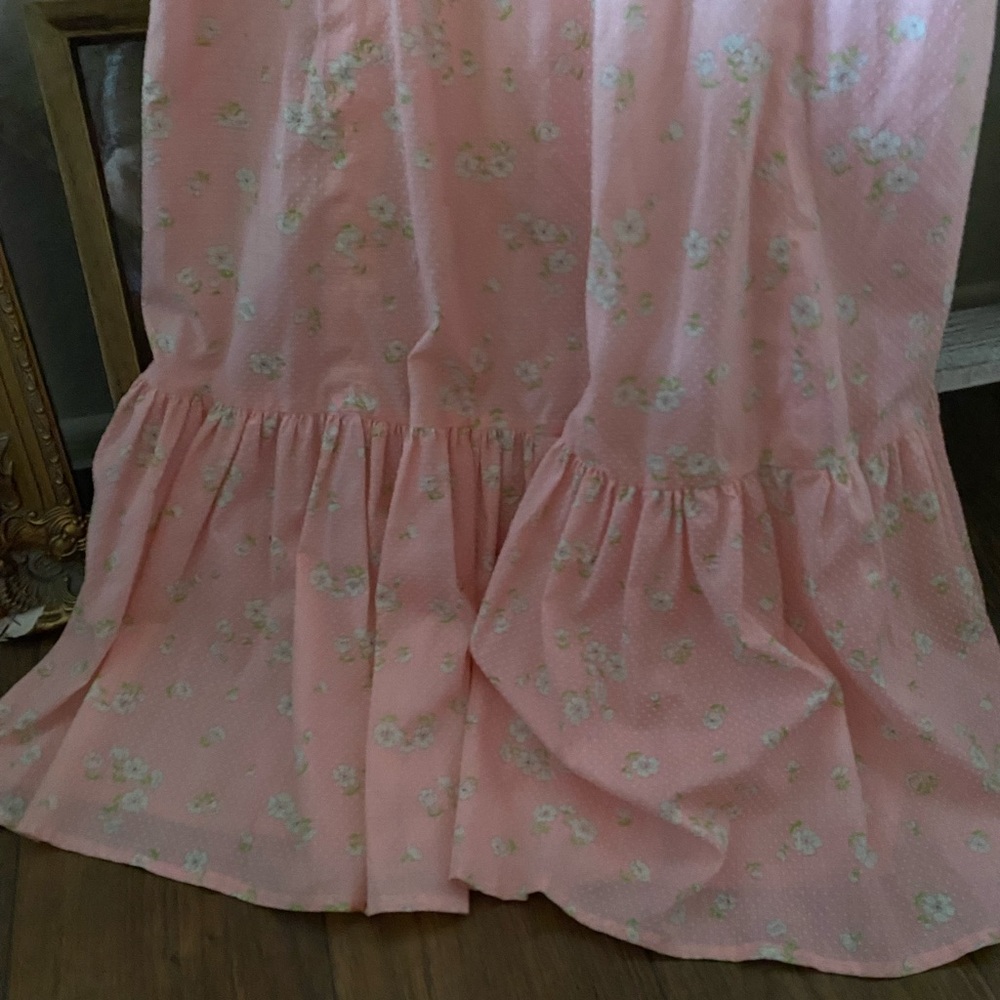 VINTAGE HANDMADE prairie floral bridgerton dress - Picture 6 of 9